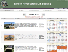 Tablet Screenshot of booking.roversafari.com